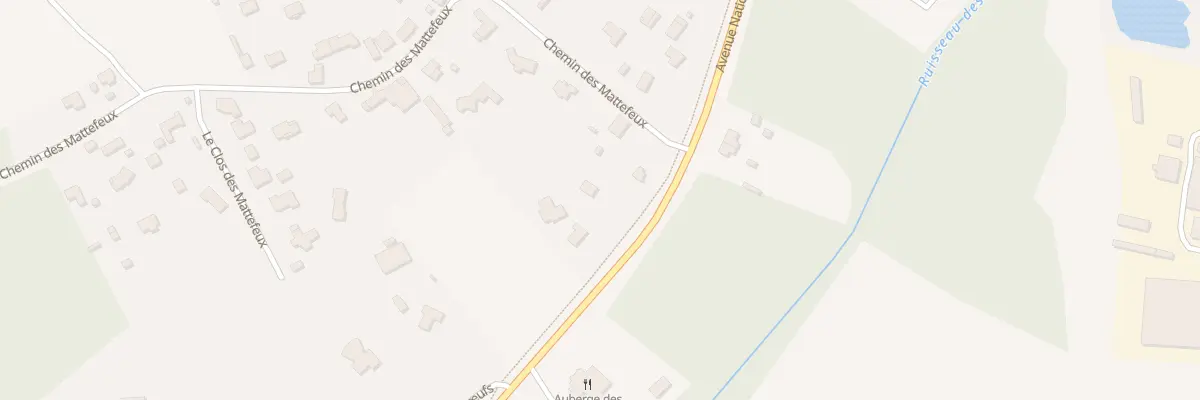 Plan du 280 Av Nationale à Arnage