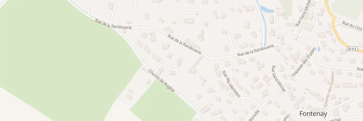 Plan du 13 Rue de la Randouerie à Fontenay