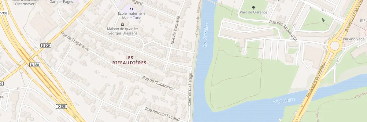 Plan du 51 Rue des Mesanges au Mans