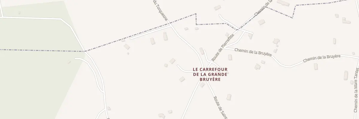 Plan du 1875 Rte du Gardin Bourges au Torquesne