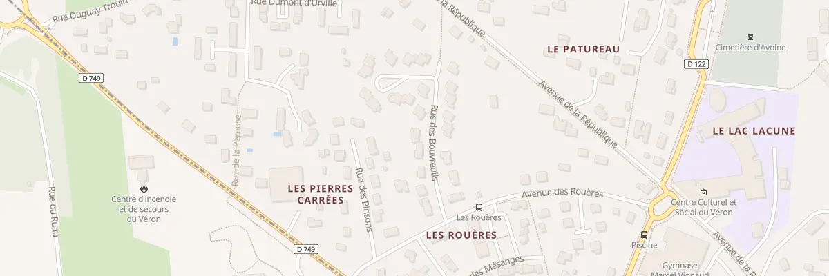 Plan du 10 Rue des Bouvreuils à Avoine