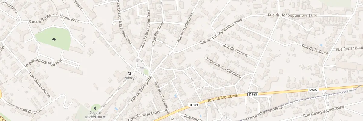 Plan du 106 Rue du 1er Septembre 1944 à Angoulême