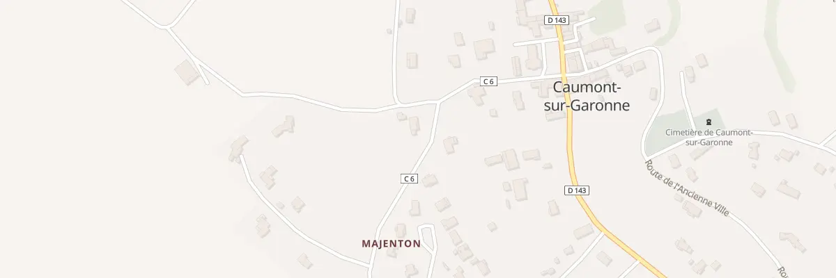 Plan du 234 Majenton à Caumont-sur-Garonne