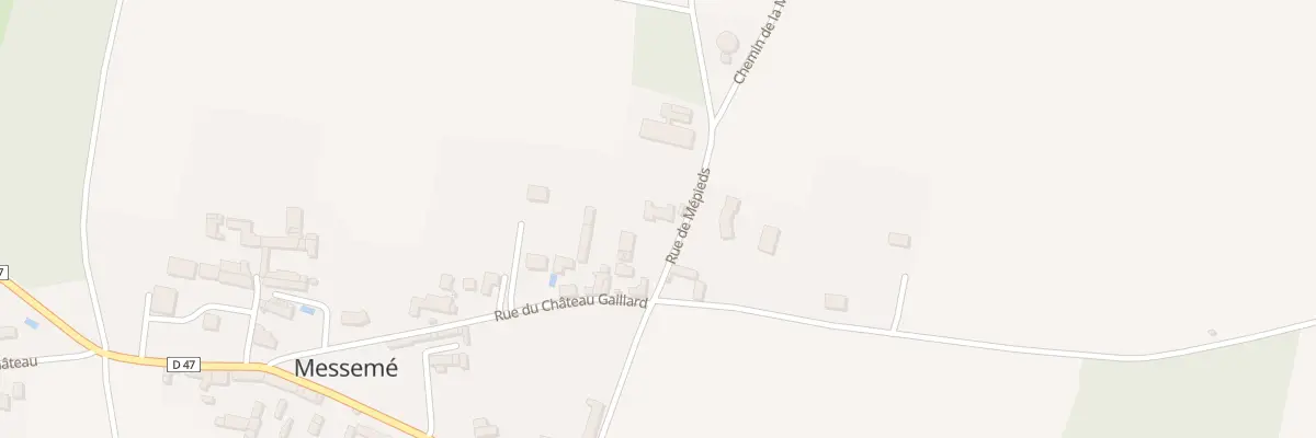 Plan du 1 Rue de Mepieds à Messemé