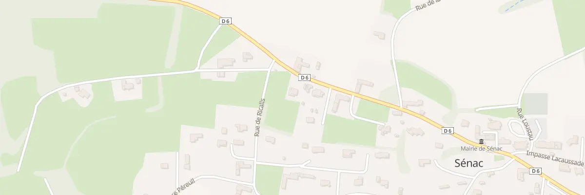 Plan du 17 Rte de Rabastens-de-bigorre à Sénac