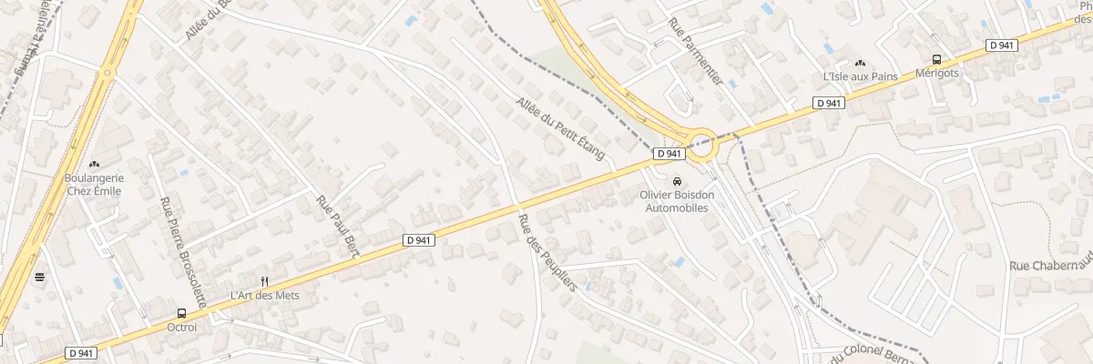 Plan du 224 Rue de Limoges à Angoulême