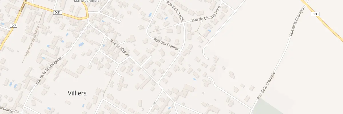 Plan du 1B Rue des Erables à Villiers
