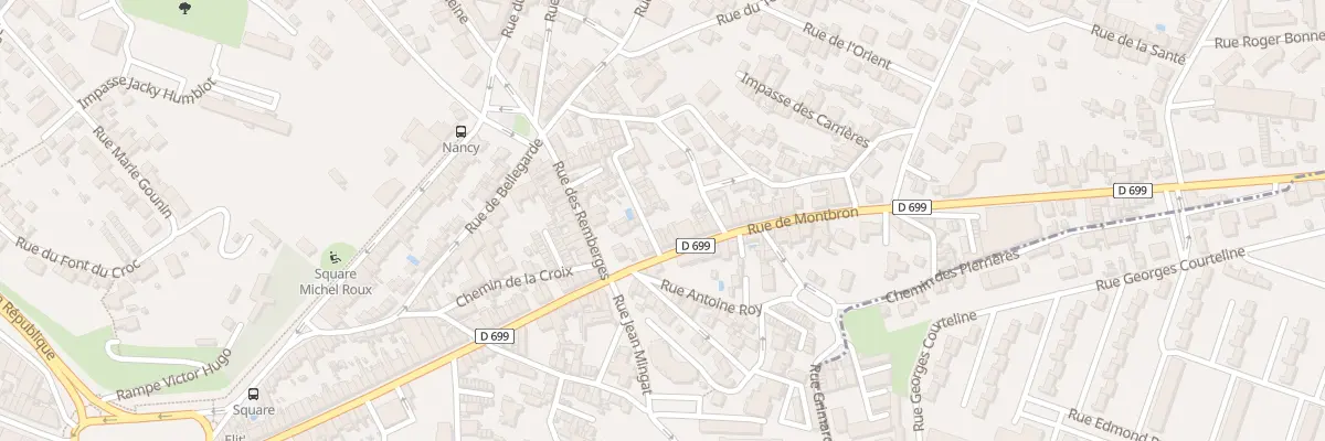 Plan du 116 Rue de Montbron à Angoulême