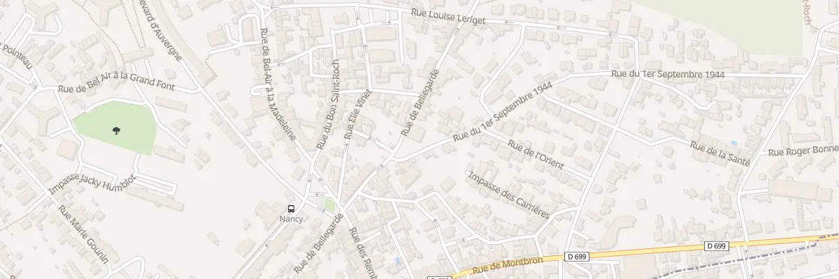 Plan du 85 Rue Bellegarde à Angoulême