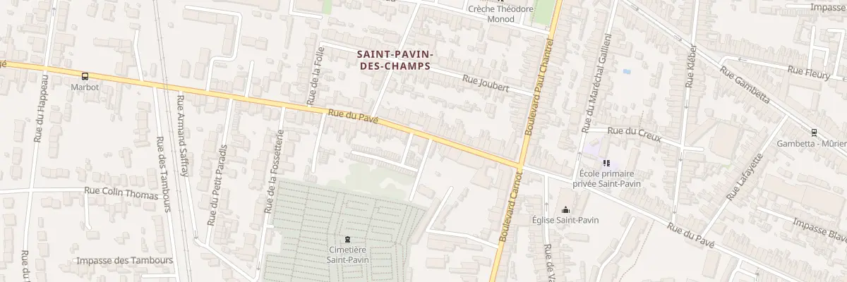 Plan du 78 Rue du Pave au Mans