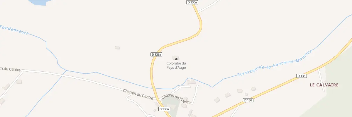 Plan du 282 Rte du Lavoir Rd 136a au Mesnil-Eudes