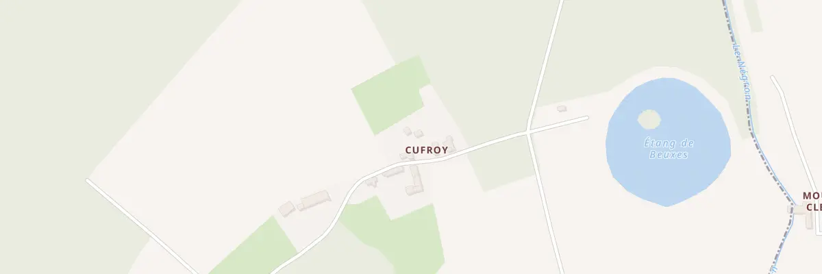Plan du 6 Cufroy à Beuxes