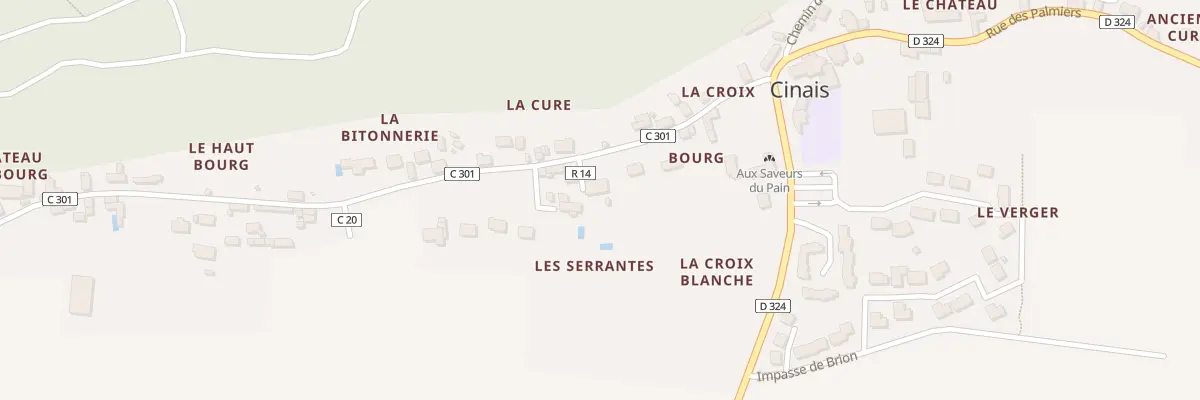Plan du 11 Rue du Haut Bourg à Cinais