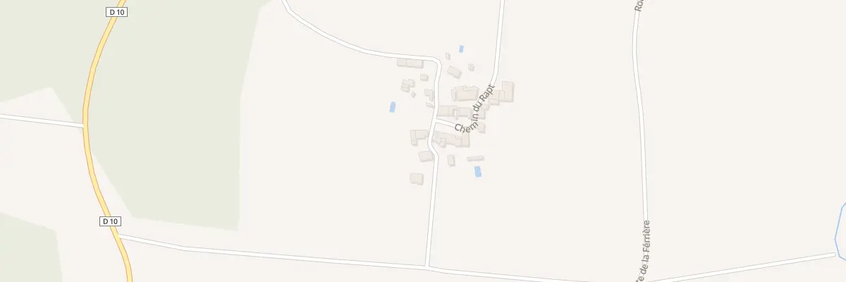 Plan du 8 Che du Rapt à Pillac
