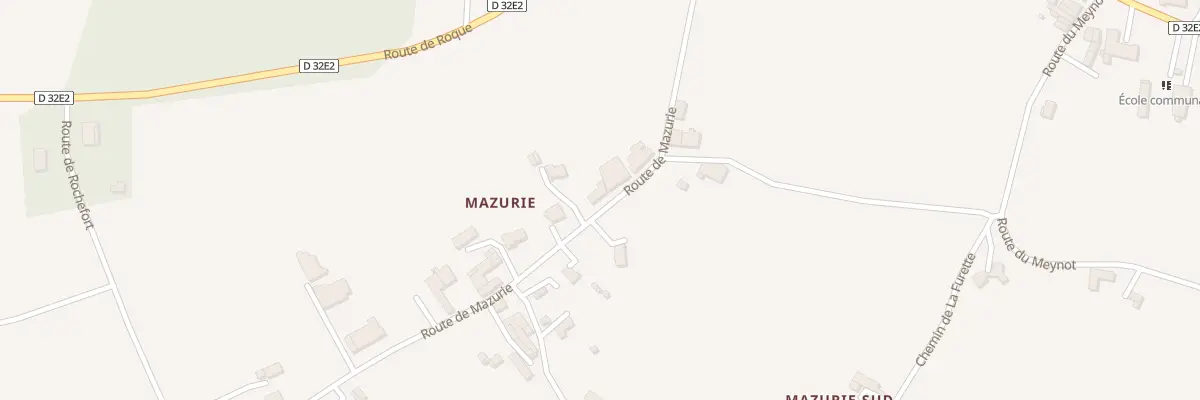 Plan du 132 Mazurie Nord à Fougueyrolles
