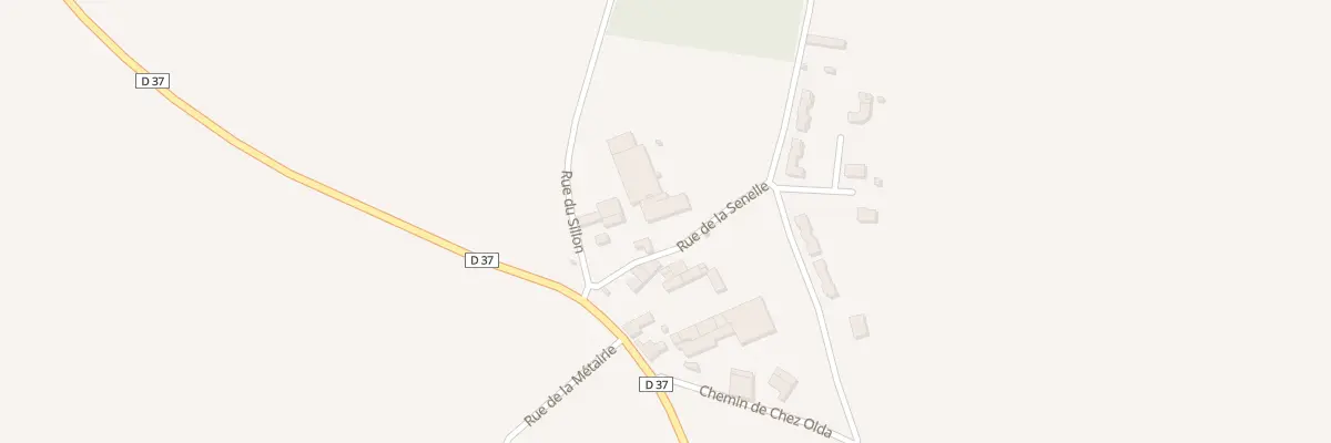 Plan du 2 Rue de la Senelle à Linazay