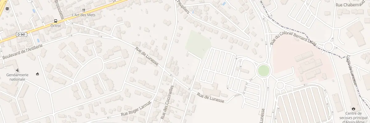 Plan du 30 Rue de Lunesse à Angoulême