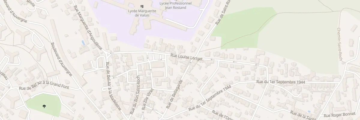 Plan du 114 Rue Bellegarde à Angoulême
