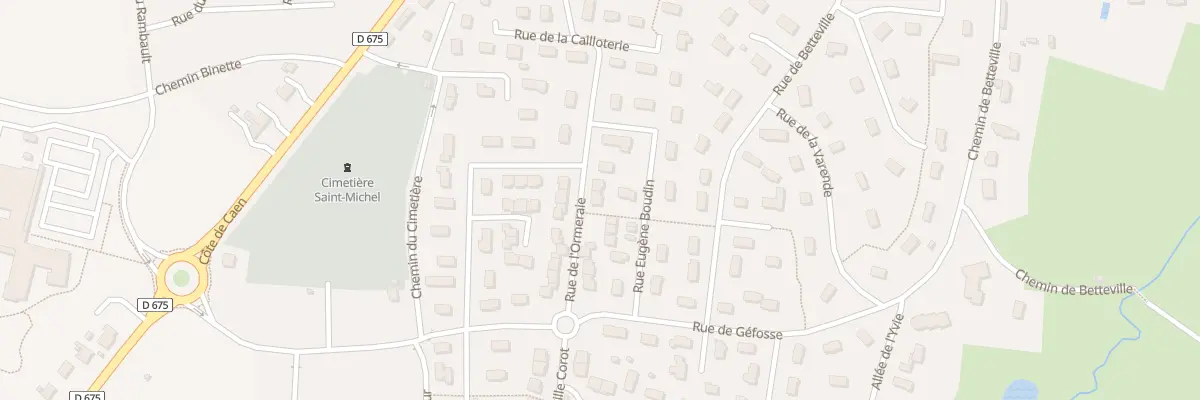 Plan du 7 Rue de l’Ormeraie à Pont-l’Évêque