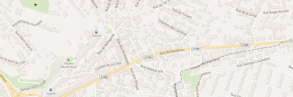 Plan du 124 Rue de Montbron à Angoulême