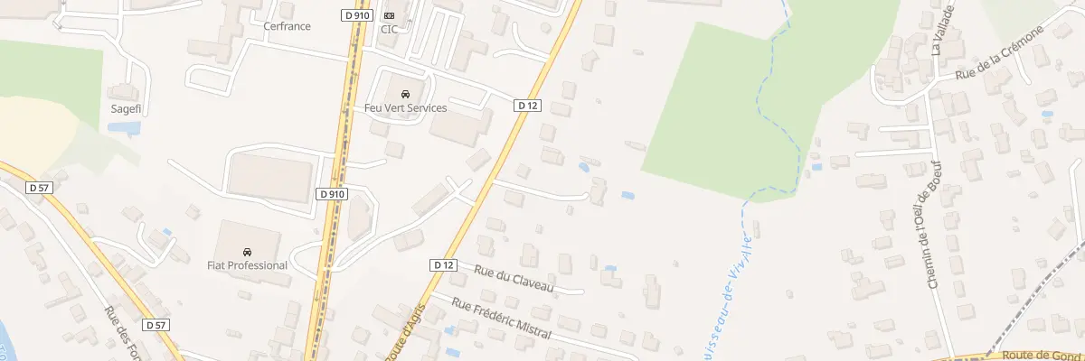 Plan du 306 Rte d’Agris à Champniers