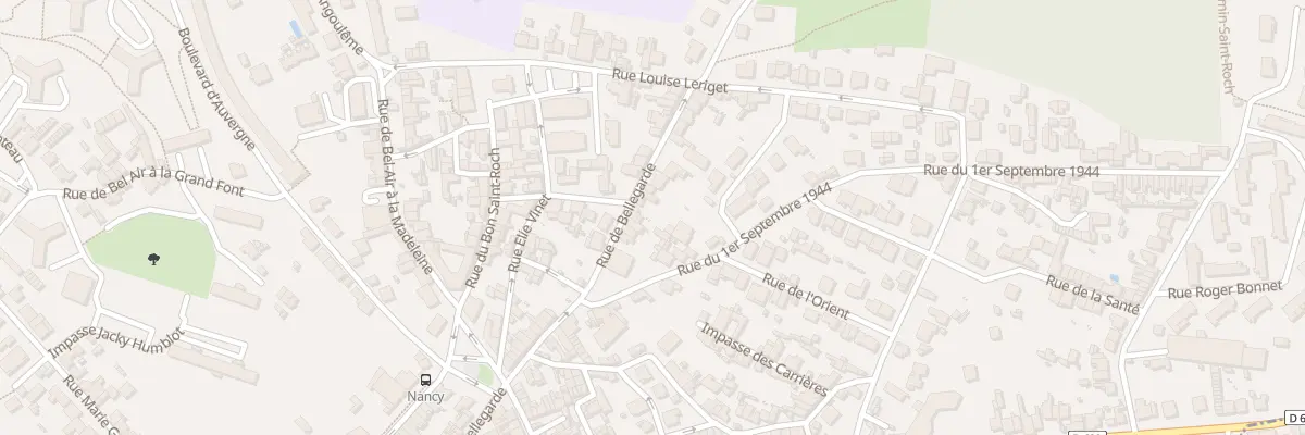 Plan du 97 Rue Bellegarde à Angoulême