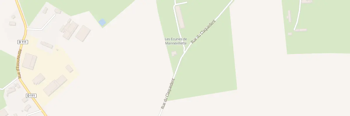 Plan du 13 Rue du Claquedent à Mannevillette