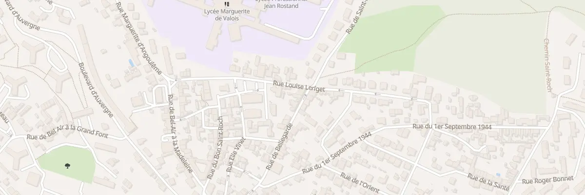 Plan du 112B Rue Bellegarde à Angoulême