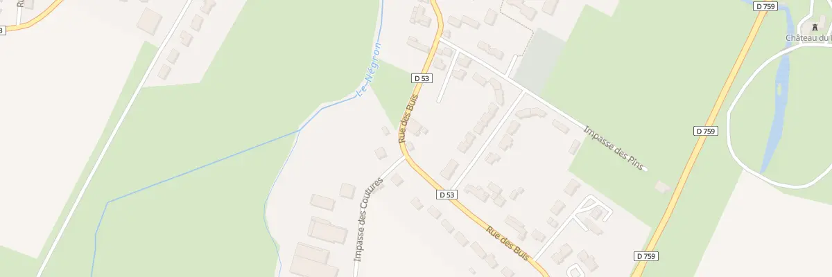 Plan du 13 Rue des Buis à Beuxes
