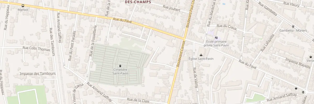 Plan du 60 Rue du Pave au Mans