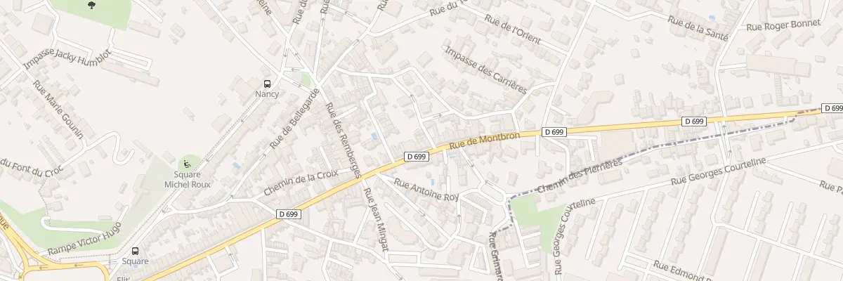 Plan du 126 Rue de Montbron à Angoulême
