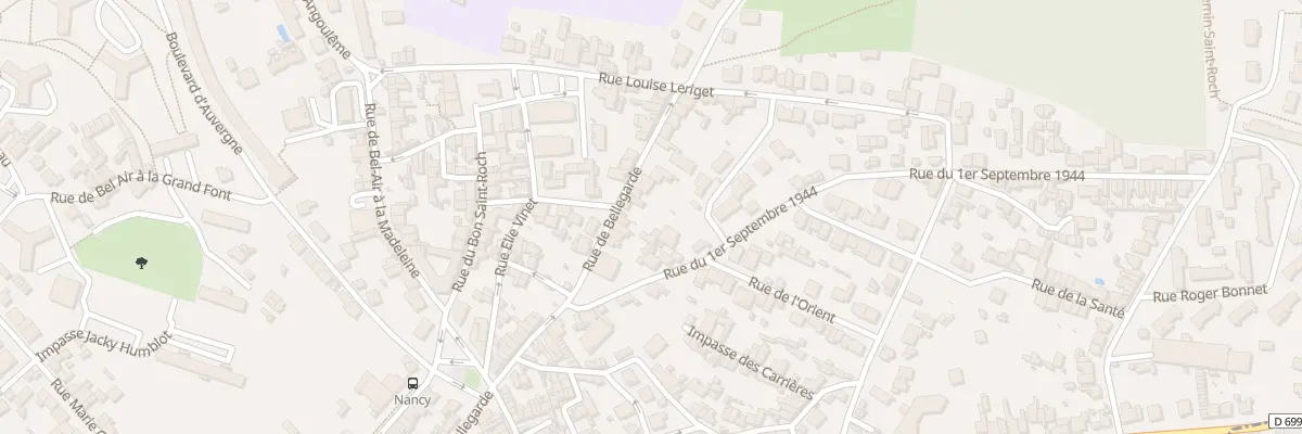 Plan du 101 Rue Bellegarde à Angoulême