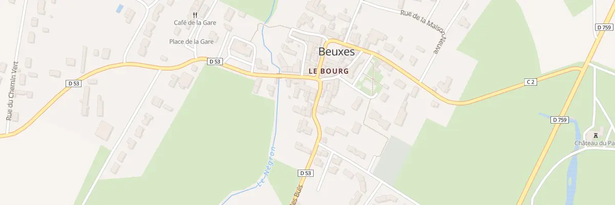 Plan du 1 Pl de la Pompe à Beuxes