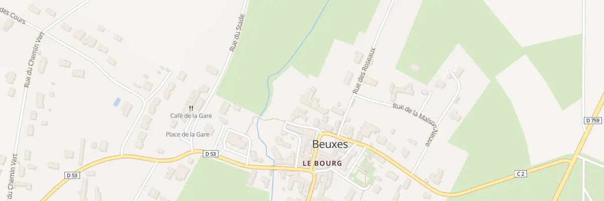 Plan du 8 Rue de l’Eglise à Beuxes