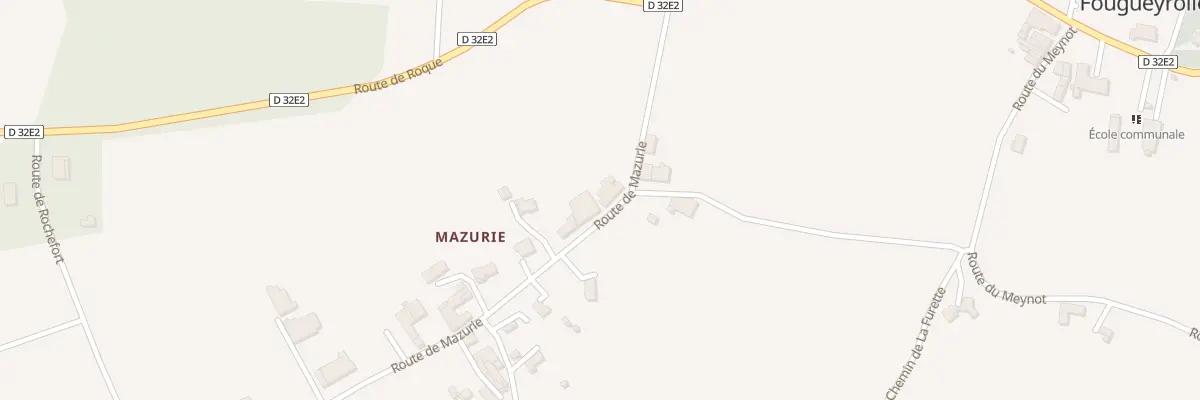 Plan du 131 Mazurie Nord à Fougueyrolles