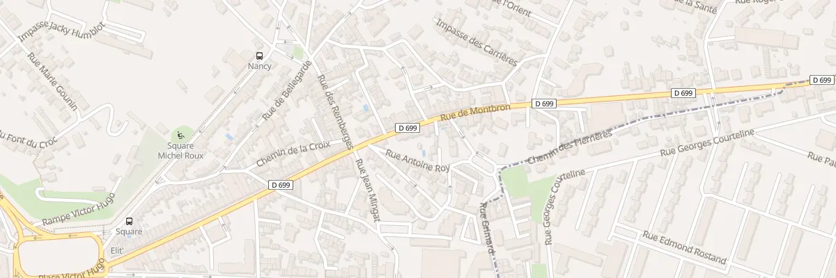 Plan du 99 Rue de Montbron à Angoulême