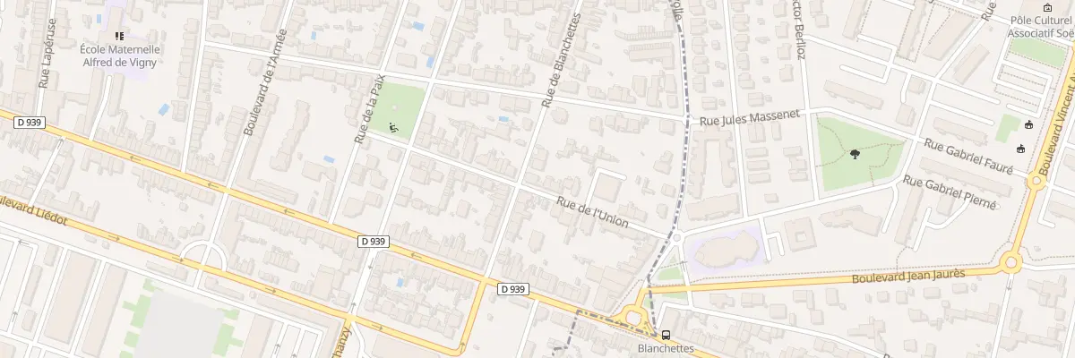 Plan du 8 Rue des Blanchettes à Angoulême