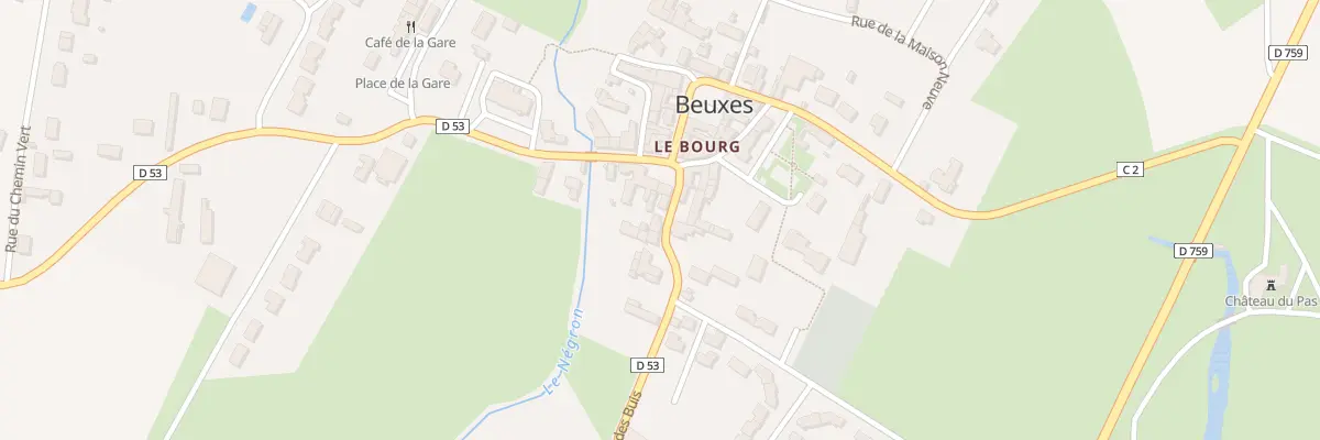 Plan du 2 Rue des Buis à Beuxes