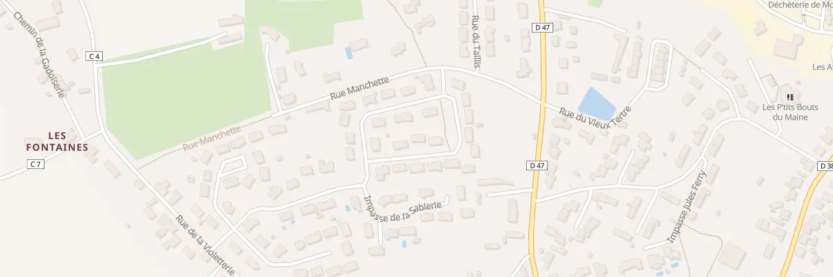 Plan du 4 Rue de la Vingt Trois à Montbizot