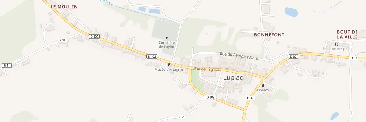 Plan du 5014 Rte Aignan à Lupiac