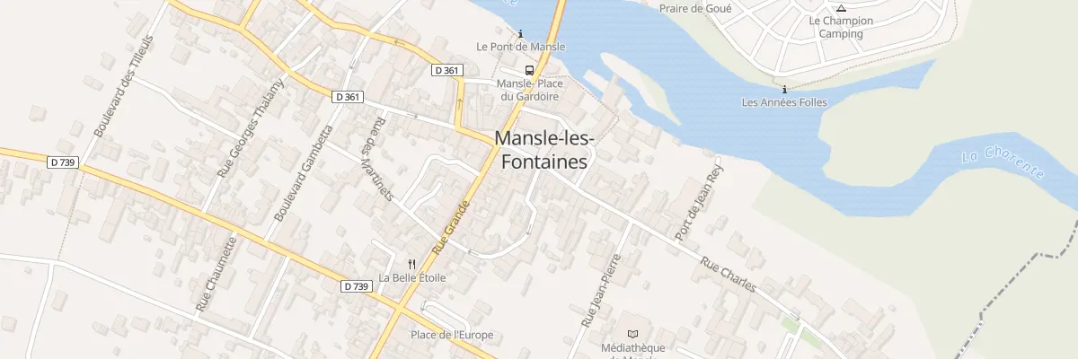 Plan du 2 Rue Soubreloque à Mansle-les-Fontaines