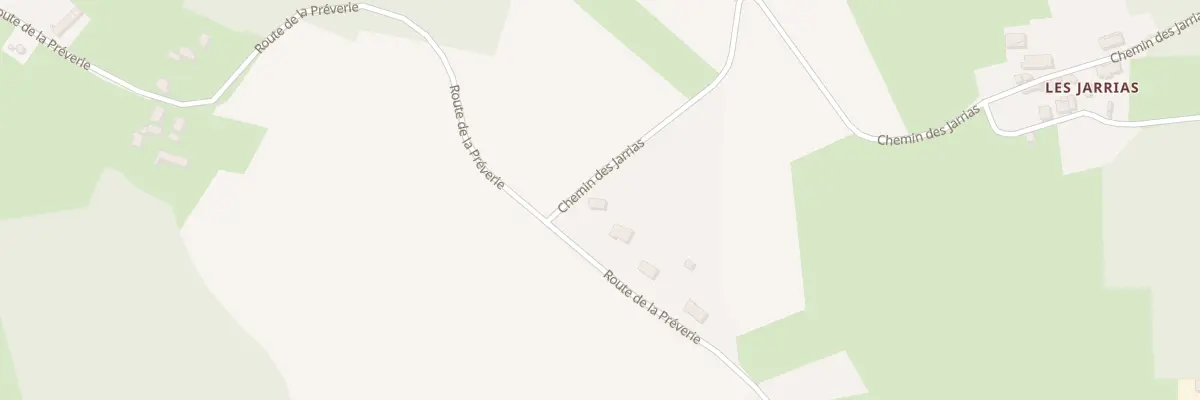 Plan du 497 Rte de la Preverie à Pontvallain