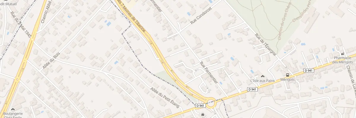 Plan du 12 Rue Parmentier à L’Isle-d’Espagnac