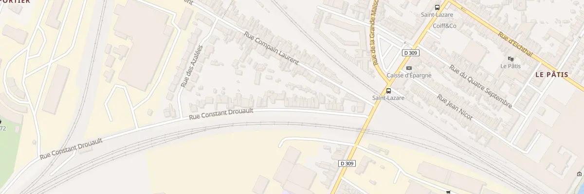 Plan du 32 Rue Constant Drouault au Mans