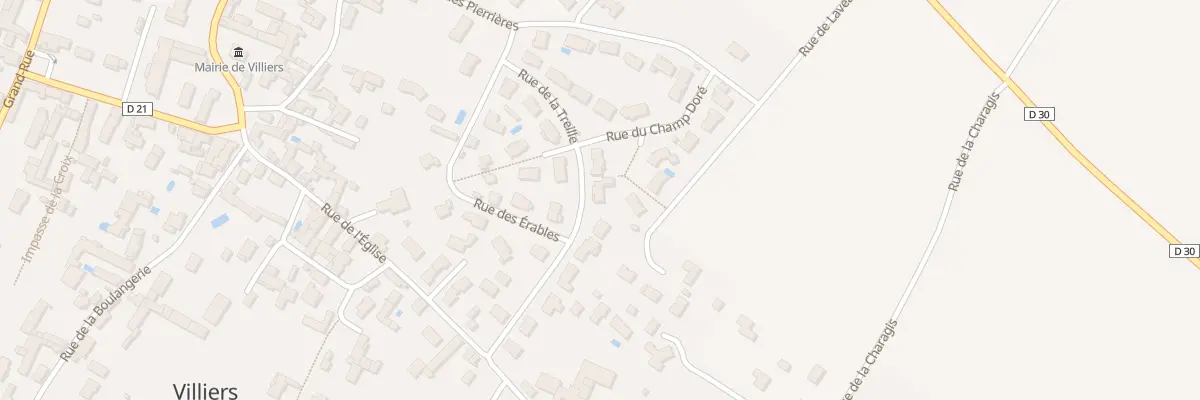 Plan du 12 Rue de la Treille à Villiers