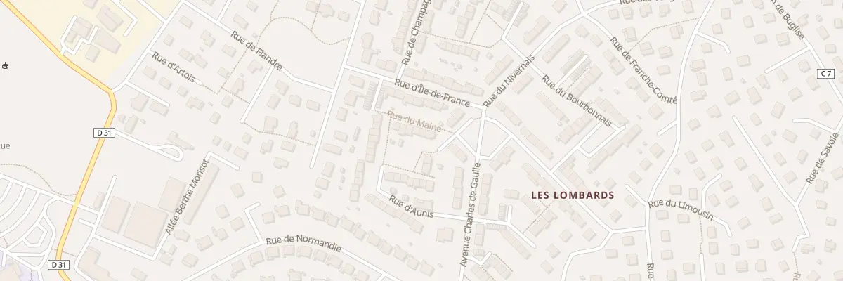 Plan du 8 Rue du Maine à Montivilliers