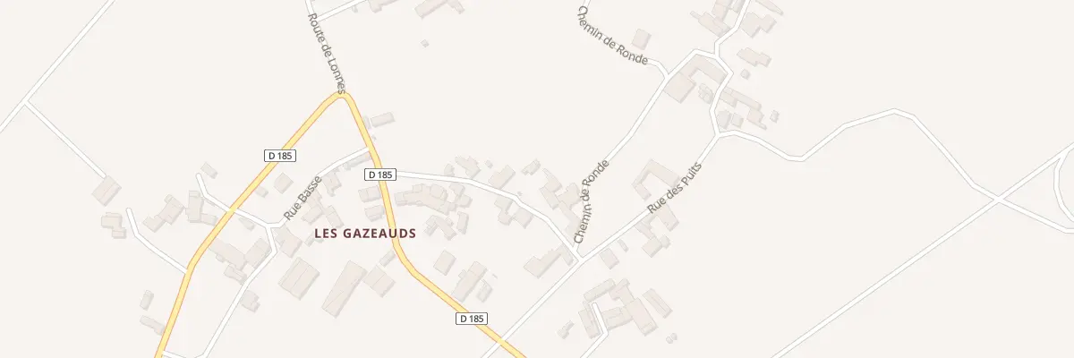 Plan du 5 Rue du Boulanger à Fontenille