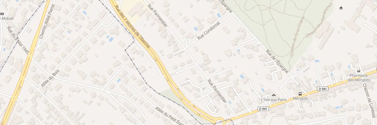 Plan du 14 Rue Parmentier à L’Isle-d’Espagnac