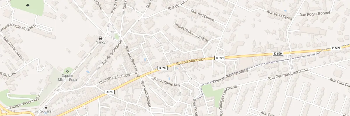 Plan du 132 Rue de Montbron à Angoulême