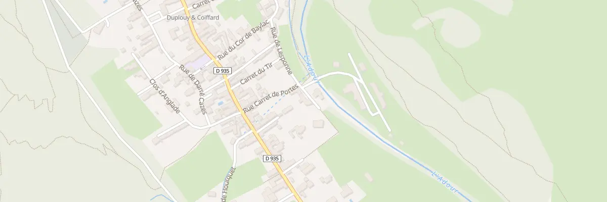 Plan du 42 Rue de Lesponne à Campan